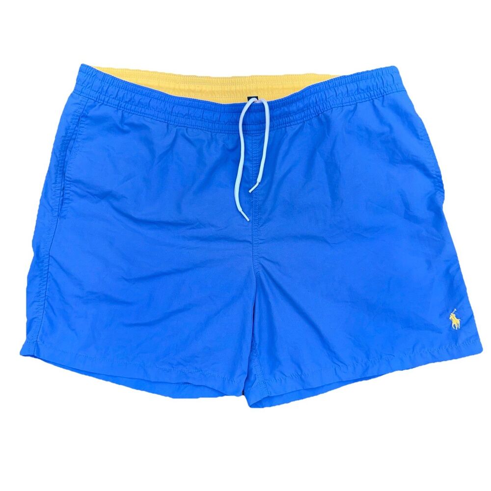 Vintage Polo Ralph Lauren Blue Swim Trunks Shorts Men’s Size XL Beach Vacation